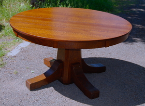 Original Stickley Brothers 54 in dining table